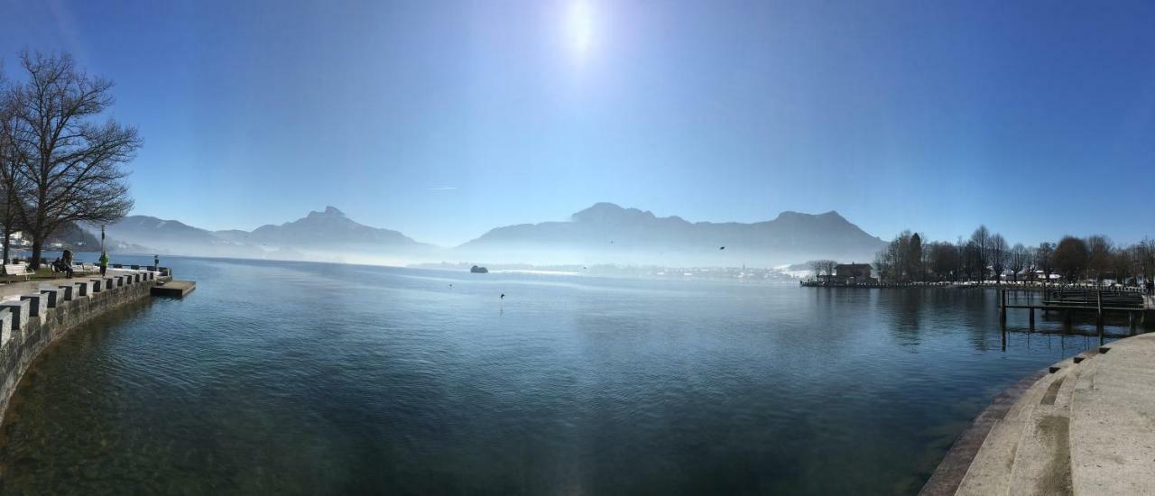 Wohnung Schloss Mondsee Exterior foto
